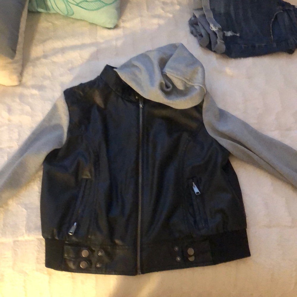 let her and soft sleeve jacket